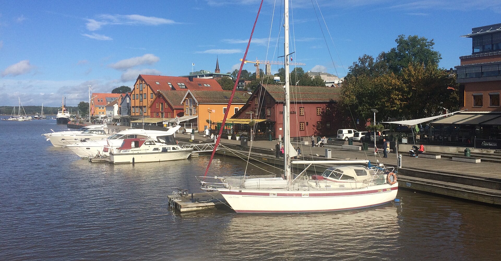 Tønsberg brygge, byen vi har holdt til i i over 20 år